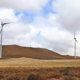 Molinos del Parque Eólico de Arrecife. Energía. 