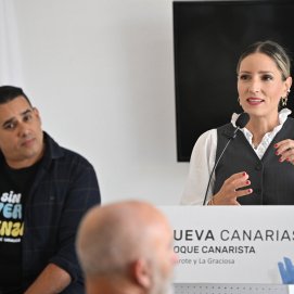 Sheila Guillén y Yoné Caraballo. Nueva Canarias.