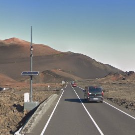 El segundo radar con más multas de tráfico en Lanzarote está en el kilómetro 16 de la LZ 67.