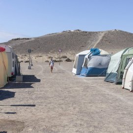 Camping de Papagayo. Foto: Juan Mateos.