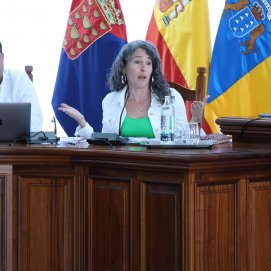 Ariagona González, portavoz del PSOE en el Cabildo de Lanzarote