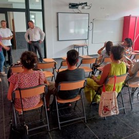 Aula anexa de la EOI en el CEO Playa Blanca.