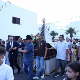 Procesión en honor a la Virgen del Carmen. Foto: La Voz