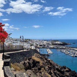 El muelle de La Tiñosa en Tías.
