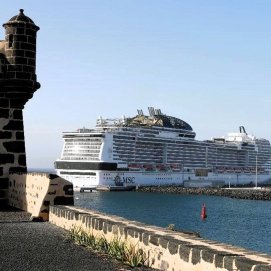 Crucero de MSC que convertirá a Arrecife en una de sus bases este invierno.