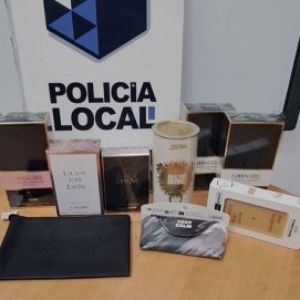 Algunos de los productos sustraídos por la detenida