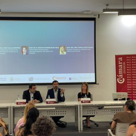 Imagen de la jornada informativa en la Cámara sobre las subvenciones de Cuota Cero para autónomos.