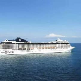 MSC Música, uno de los cruceros que partirá de Arrecife este otoño