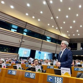 Clavijo en un pleno del Comité de las Regiones de la UE.