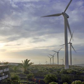 Parque eólico de Los Valles. Energía en Lanzarote.
