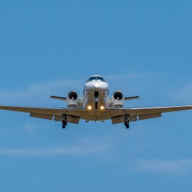Un avión en el aire. Foto: Rafael Minguet Delgado.