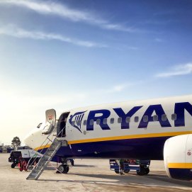 Trabajadores de handling de la aerolínea Ryanair