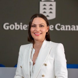 Migdalia Machín, consejera de Universidades, Ciencia e Innovación y Cultura (CUCIC). I+D+i