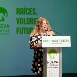 Belén Machín durante el VI Congreso de NC-bc