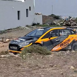 El vehículo Semenov en Lanzarote.