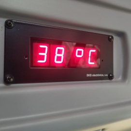Imagen del calor dentro de la guagua