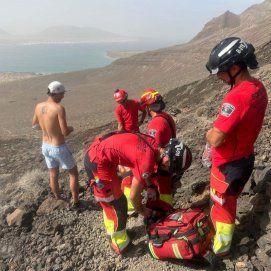 Rescate de una senderista en el Camino de los Gracioseros