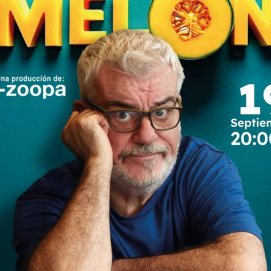 Millán Salcedo en el cartel de 'Pregunta Melón'