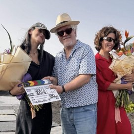 Finalización del rodaje de 'Amarga Navidad'. Foto: @agustin_almodovar_oficial