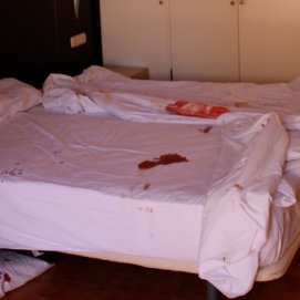 Habitación del hotel en el que ocurrieron los hechos