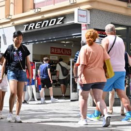 Calle Real de Arrecife el pasado domingo. Imagen facilitada por el Ayuntamiento de la capital isleña.
