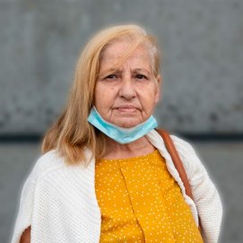 Candelaria Díaz, madre del fallecido en el año 2009.