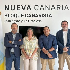 Juan de León, Arminda Berreto, Yoné Cabarallo y Crhistian Hellquist. NC.