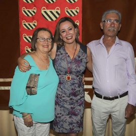 La madre de Corujo, Eduvigis Berriel junto a su hija y su marido, Maximiliano Corujo (Fotos: La Voz)