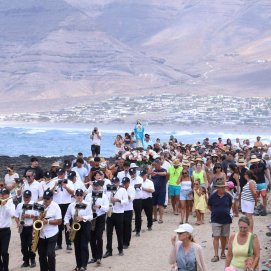 Misa y procesión en Famara, 2025