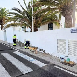 El Ayuntamiento de San Bartolomé acomete obras de mejora en los colegios durante el verano 2