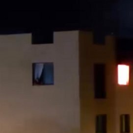 Incendio en un inmueble de Arrecife este pasado martes