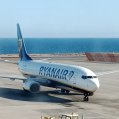 Avión de Ryanair en Lanzarote. Vuelos
