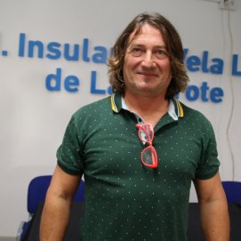 Juan Pérez, presidente de la Federación Insular de Barquillos de Vela Latina de Lanzarote