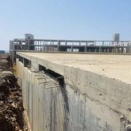 Esqueleto urbanístico parcela 216 en Costa Teguise. Foto: PSOE Lanzarote.