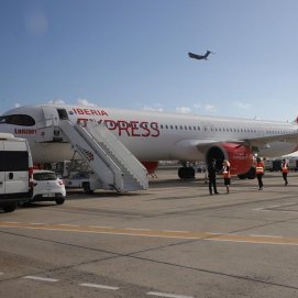 Avión Lanzarote de Iberia Express