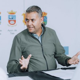 El consejero de Seguridad y Emergencias de Lanzarote, Francisco Aparicio.