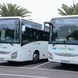 Nuevas guaguas de transportes interurbanos.