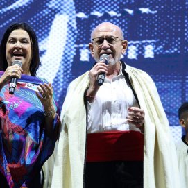 Concierto de Los Sabandeños, Olga Cerpa y Mestisay. Fotos: La Voz.