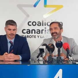 Pedro San Ginés durante una rueda de prensa en una imagen de archivo. Foto: Coalición Canaria.