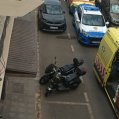 Servicios de emergencias en el lugar de los hechos. Foto: La Voz Servicios de emergencias en el lugar de los hechos. Foto: La Voz