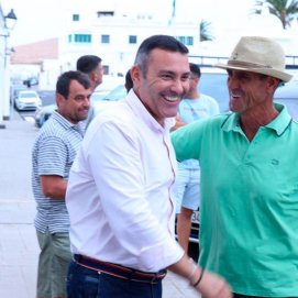 Reunión del Cabildo de Lanzarote con la Sociedad de Cazadores.