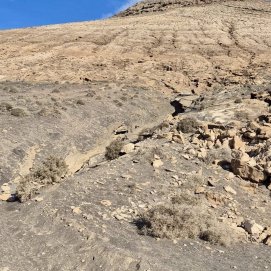 La zona de Las Grietas en Tías