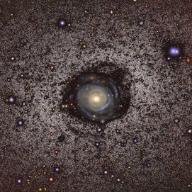 Galaxia Malin 2, una galaxia gigante y tenue