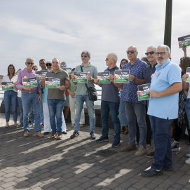 Concentración de UGT en apoyo a Palestina.