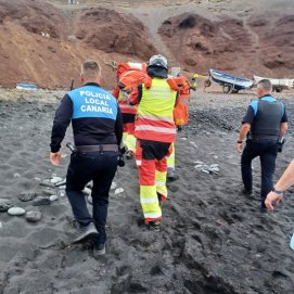 Persona trasladada por un esquince en El Golfo