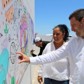 El alcalde de Yaiza y la concejala de Participación Ciudadana