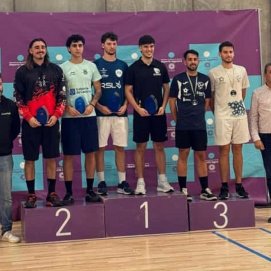 Auria Bádminton Club. Miguel Barbado   Martín Barbado Plata