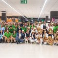 Equipo de Hiperdino durante la inauguración de la tienda de Argana Alta en Arrecife