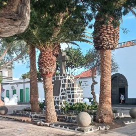 Plaza de las Palmas antes de las obras 