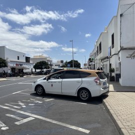 Parada de taxis en Tías